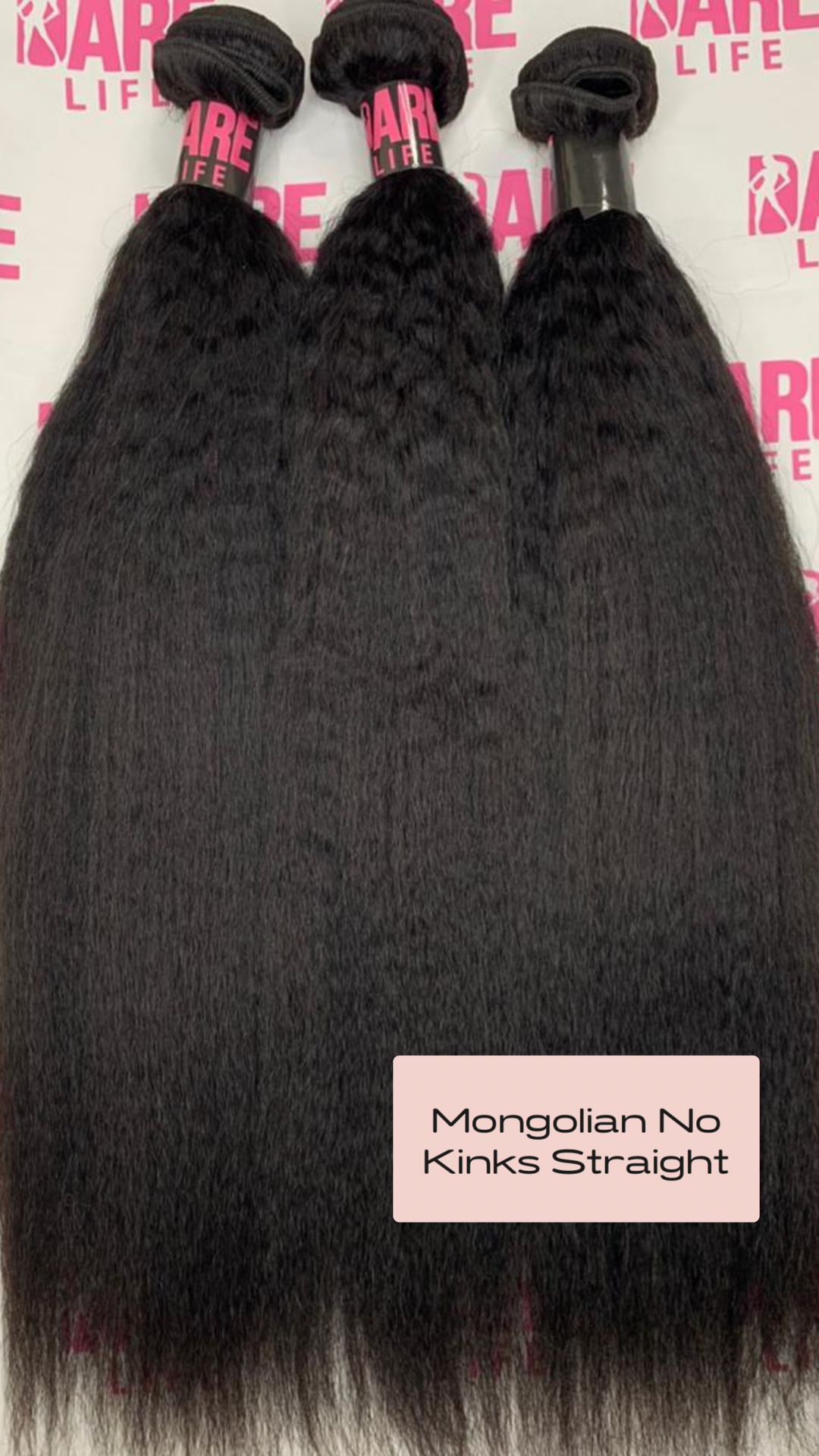 Mongolian No Kinks Straight BUNDLE DEALS