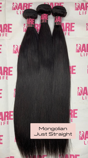 Mongolian Just Straight Hair Bundles