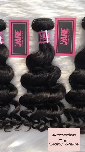 Armenian High Sidity Wave Hair Bundles