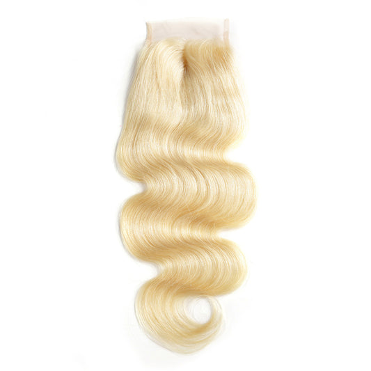 Blonde Raw Indian Body Wave Lace Closure